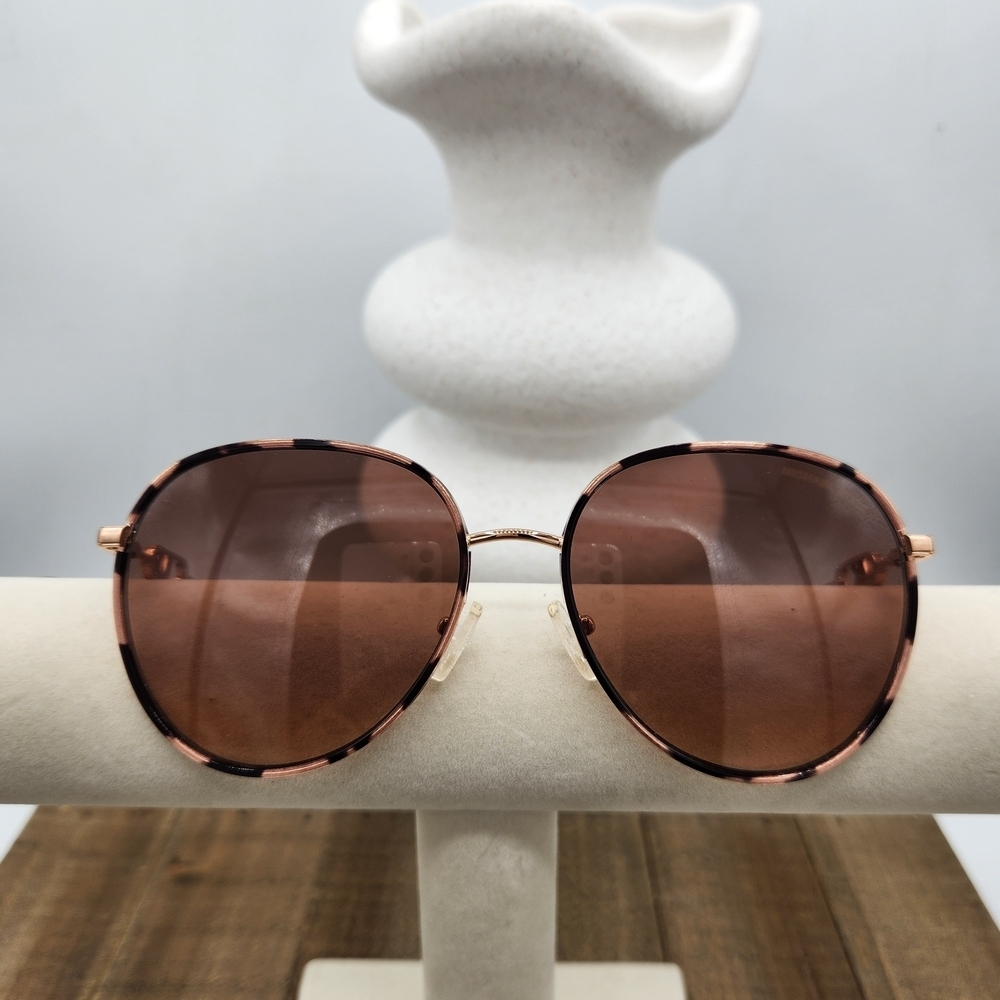 Michael Kors New in Box Rose Gold & Dark Gray Black Aviator Sunglasses • Shades